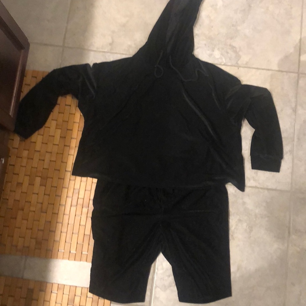 Two piece velvet set